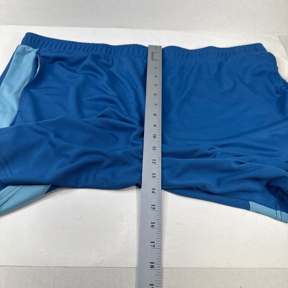 All In Motion Mens Sz XXL Short Mesh Moisture Wicking Two Front Pockets Blue New - Picture 11 of 16
